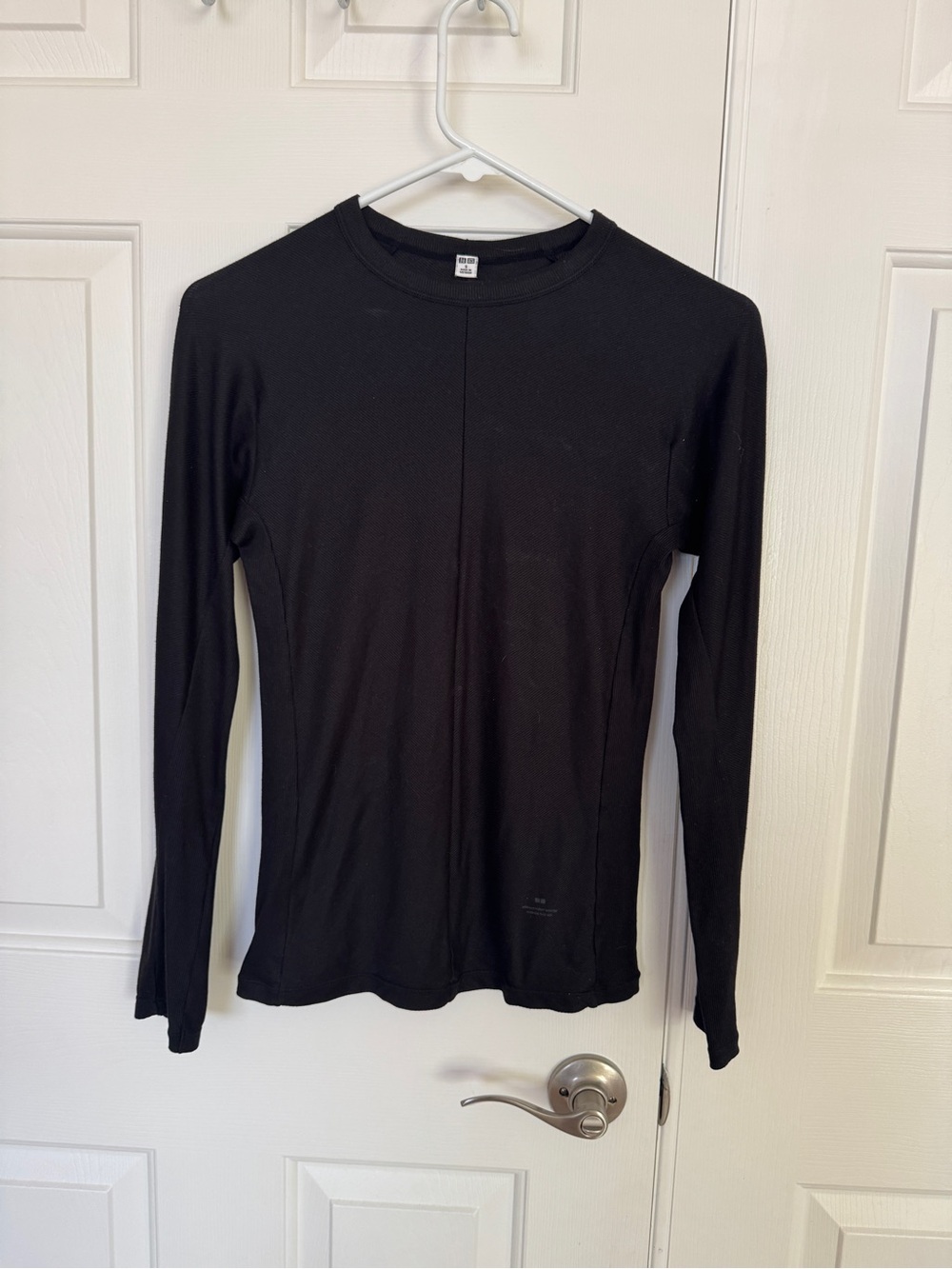 Uniqlo x Alexander Wang Black Long Sleeve Crewneck Top